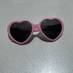 Pink Heart Sunglasses